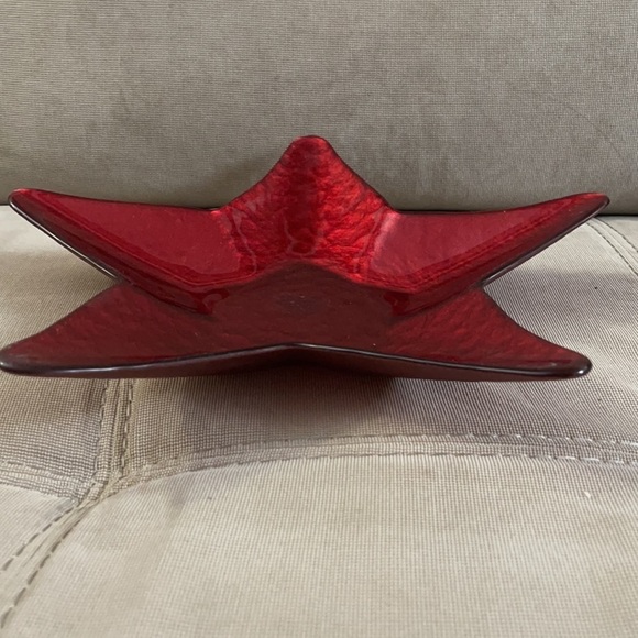 Star style red plate - Picture 2 of 6